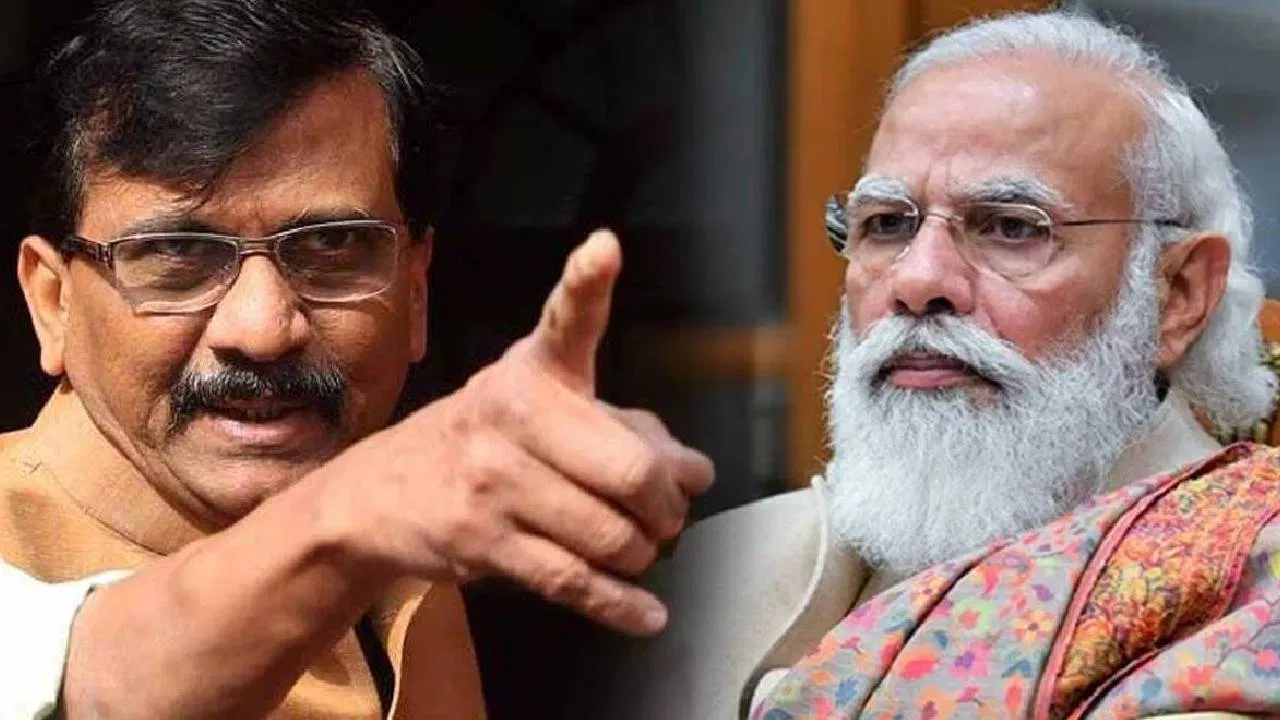 PM नरेंद्र मोदींचे भाषण म्हणजे रडगाणं, ट्रम्पचं नाव घ्यायला फाटते; खासदार संजय राऊतांचा घणाघात