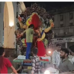 गणेश मूर्तीच्या विटंबनेचा प्रयत्न; समाजकंटकांनी मूर्तीवर अंडी फेकली,