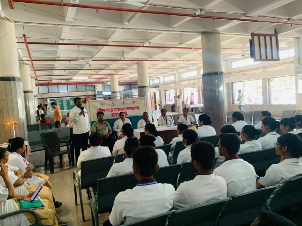 Medical seminar with attentive audience